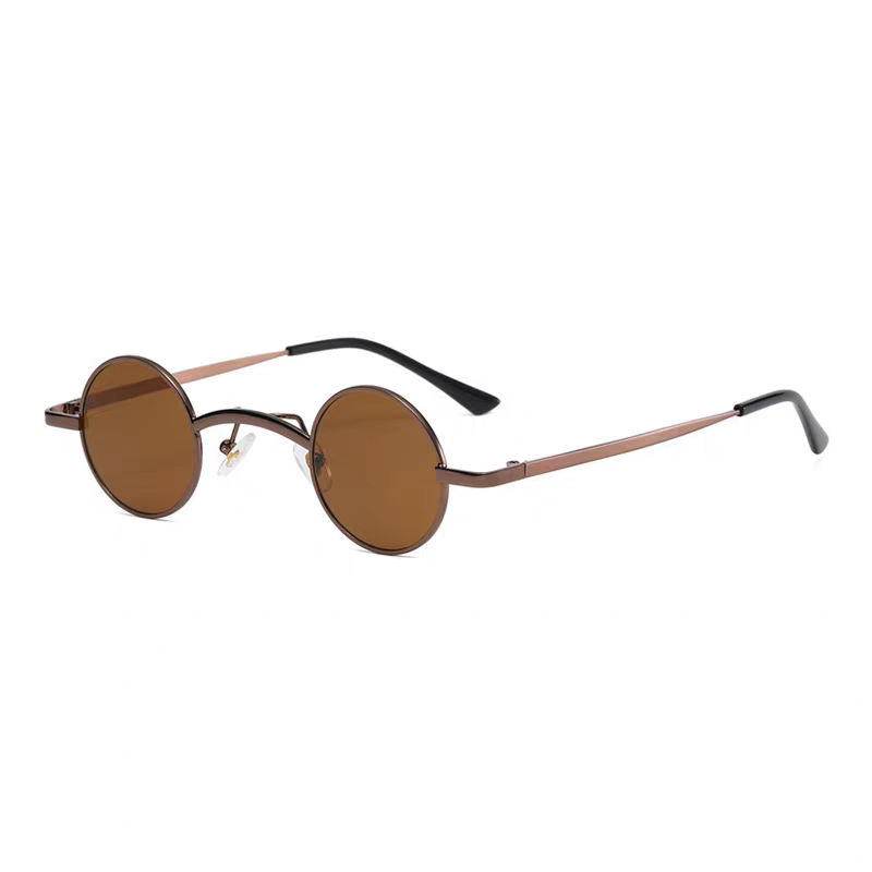 Antique Bronze Frame with Brown Lenses