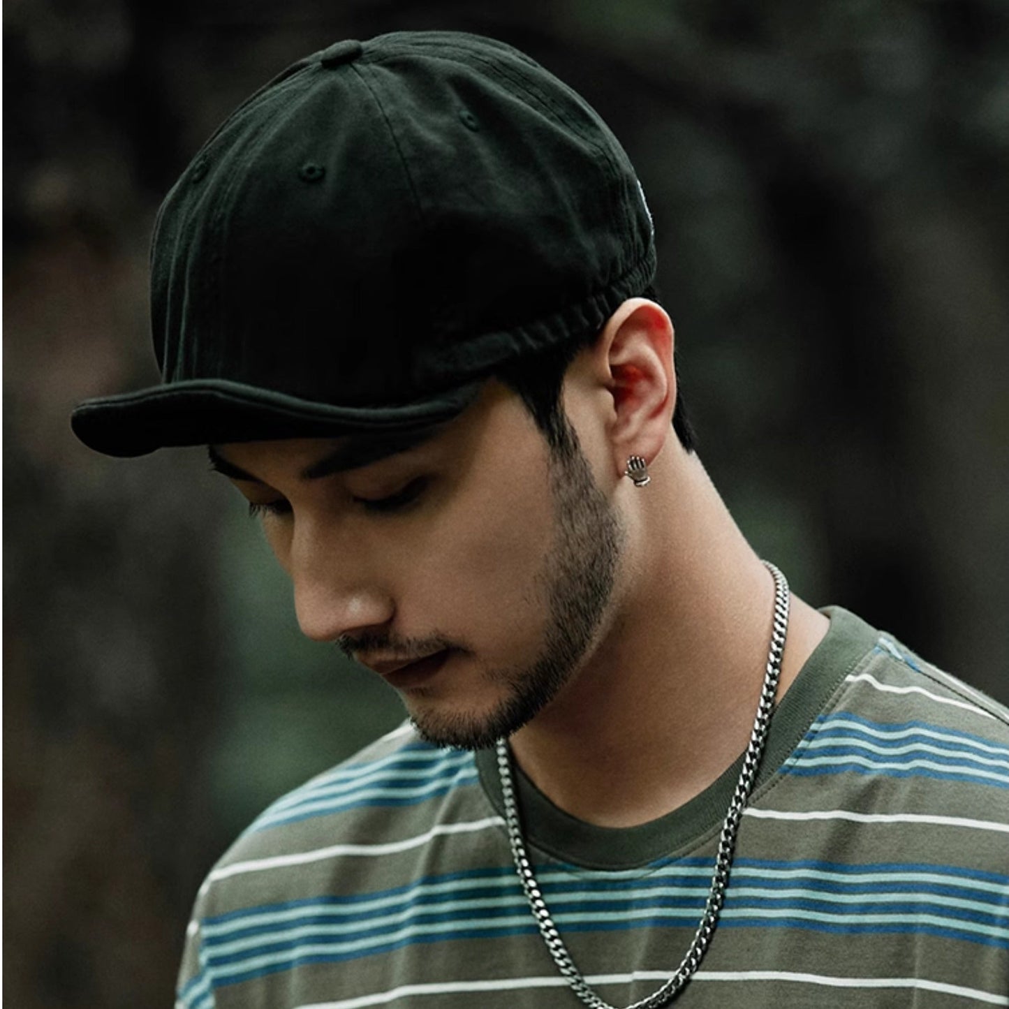Black Vintage Work Cap