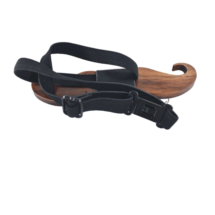 Black belt with buckle on a white background