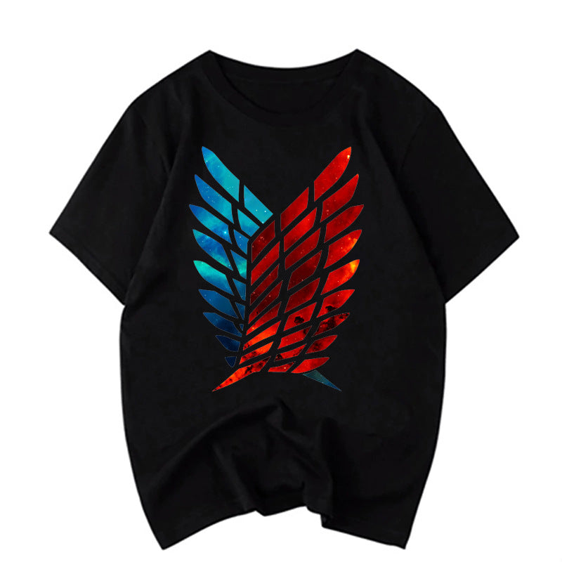 Fire x Ice Wing of Freedom T-Shirt Black