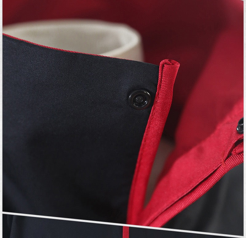 Red Cloud Symbol Long Robe Ninja Costume Robe