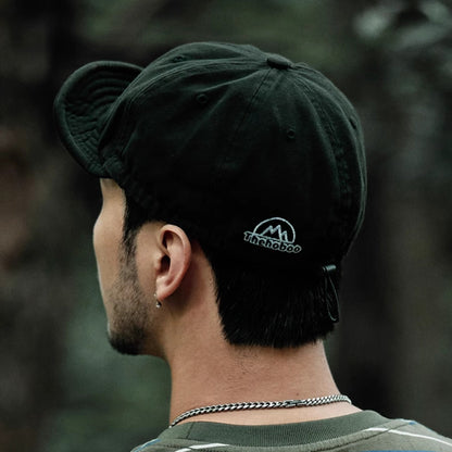 Black Vintage Work Cap