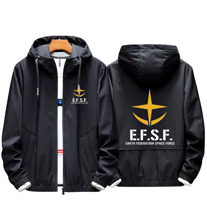 E.F.S.F. Windbreaker Jacket Black