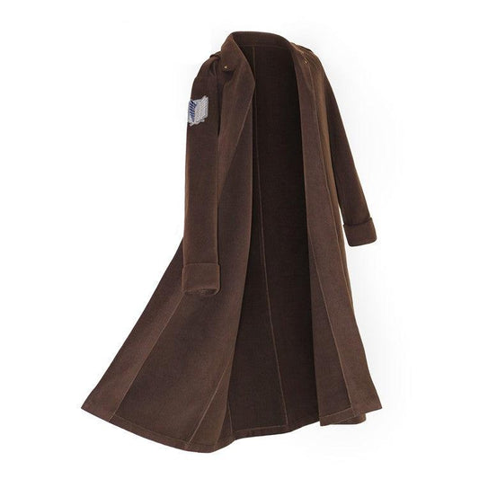 AOT Survey Corps Thick Woolen Trench Coat