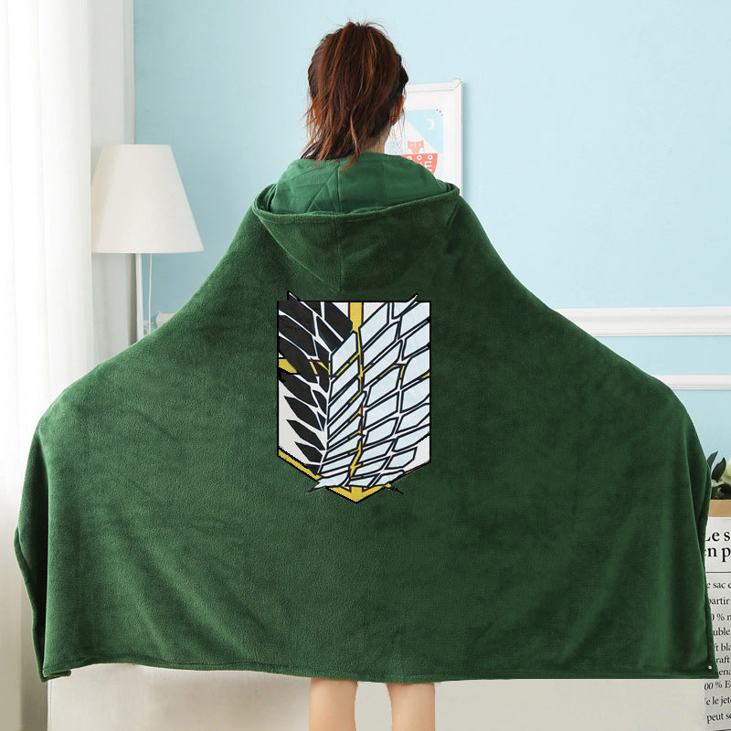 Wing of Freedom Hooded Blanket