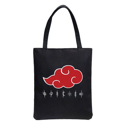 Red Nimbus Canvas Tote Bag