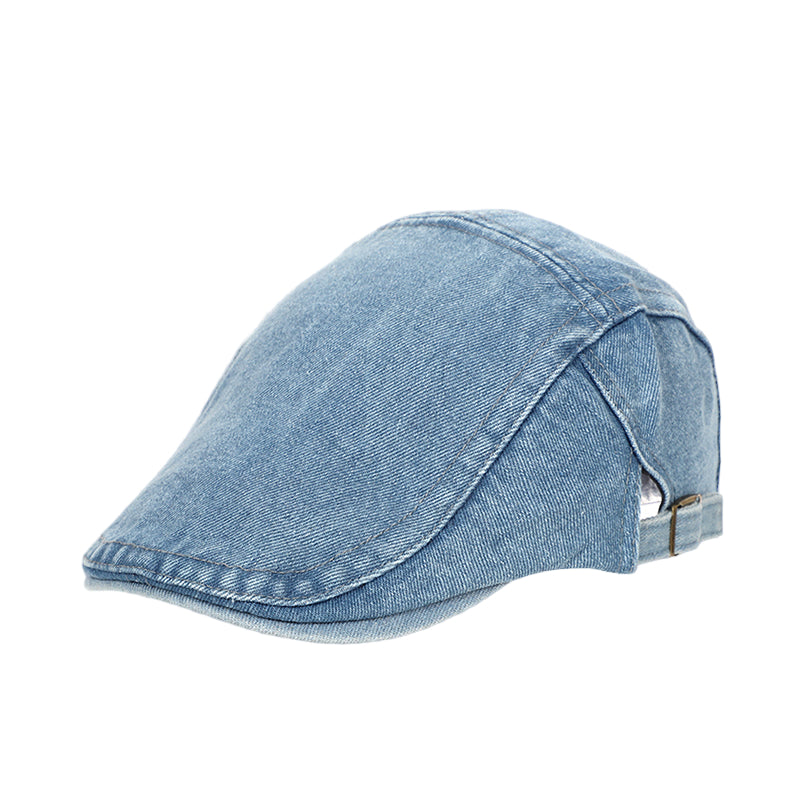 Blue denim cap 