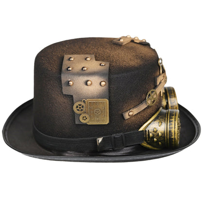 Steampunk Vintage Gear Top Hat