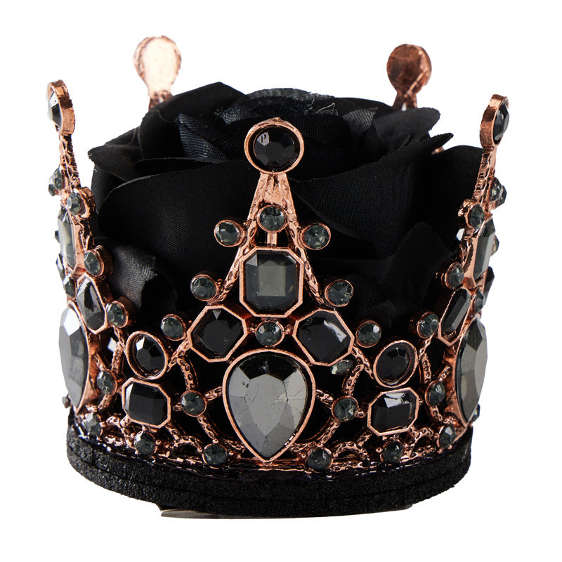 Baroque Gothic Rose Crown Hair Clip