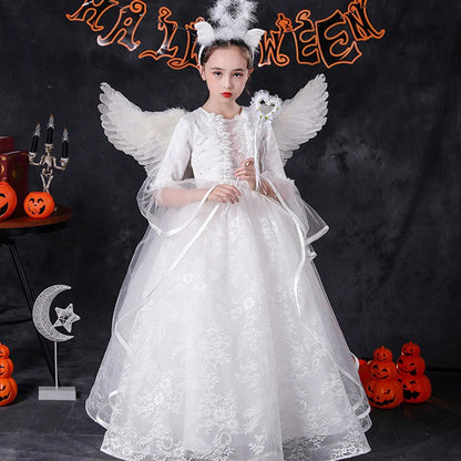 Halloween Angel Kids Costume Dress