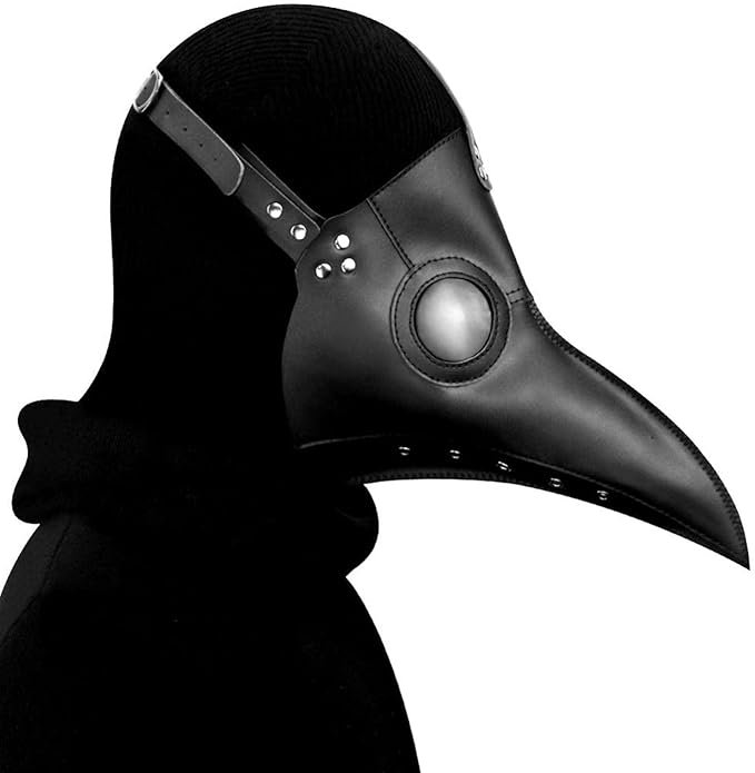 Plague Doctor Crow Beak Full-Face Mask