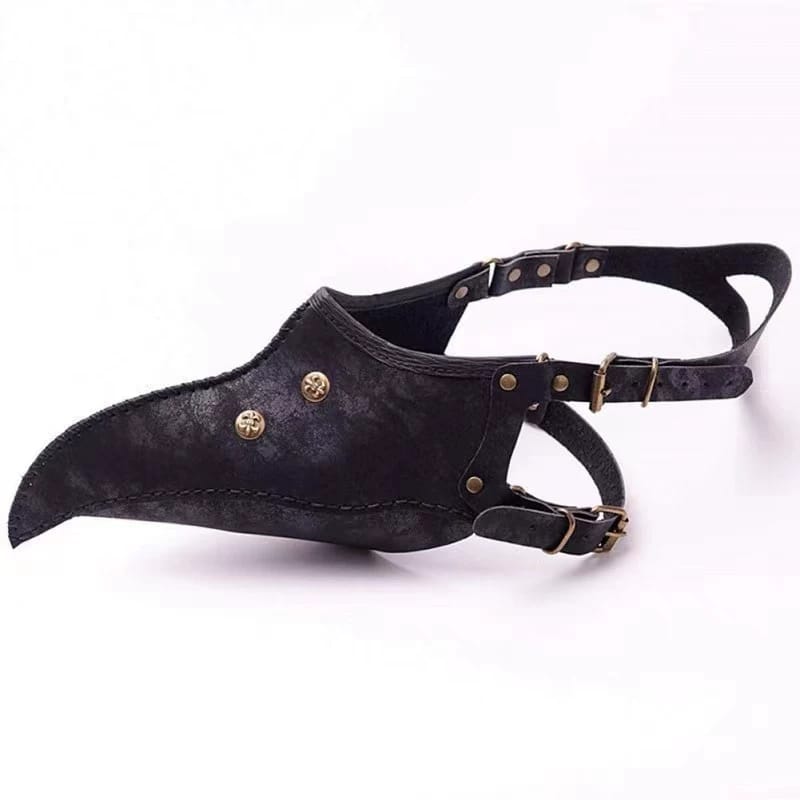 Plague Doctor Crow Beak Half-Face Mask