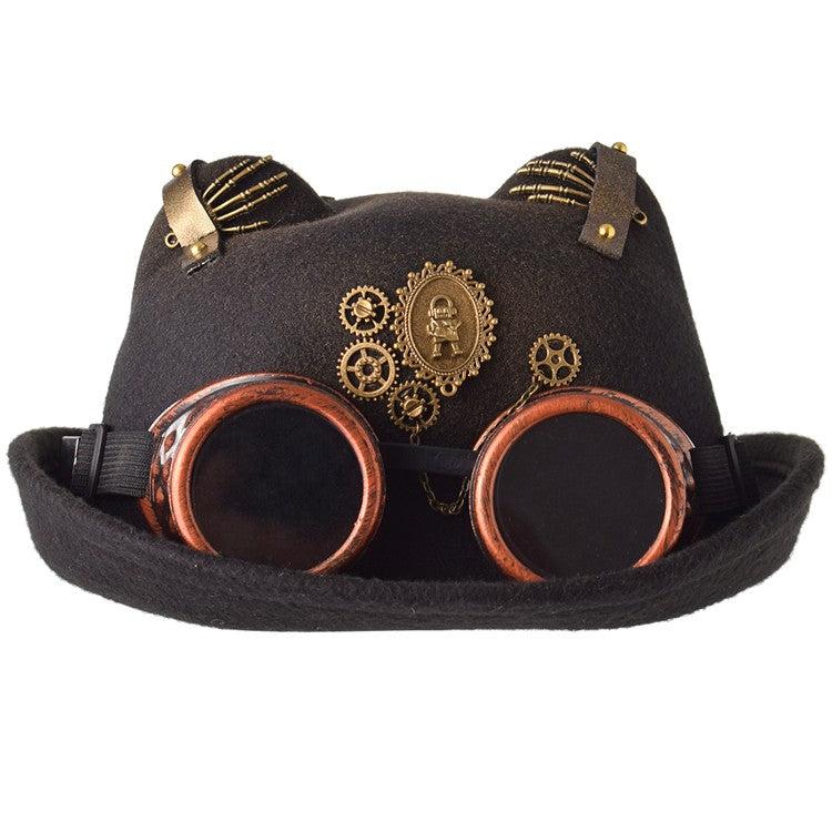 Steampunk Cat Ear Top Hat