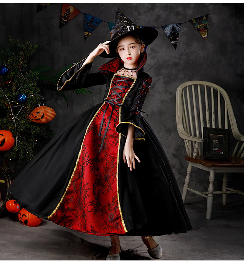 Halloween Cosplay Girl Vampire Witch Dress