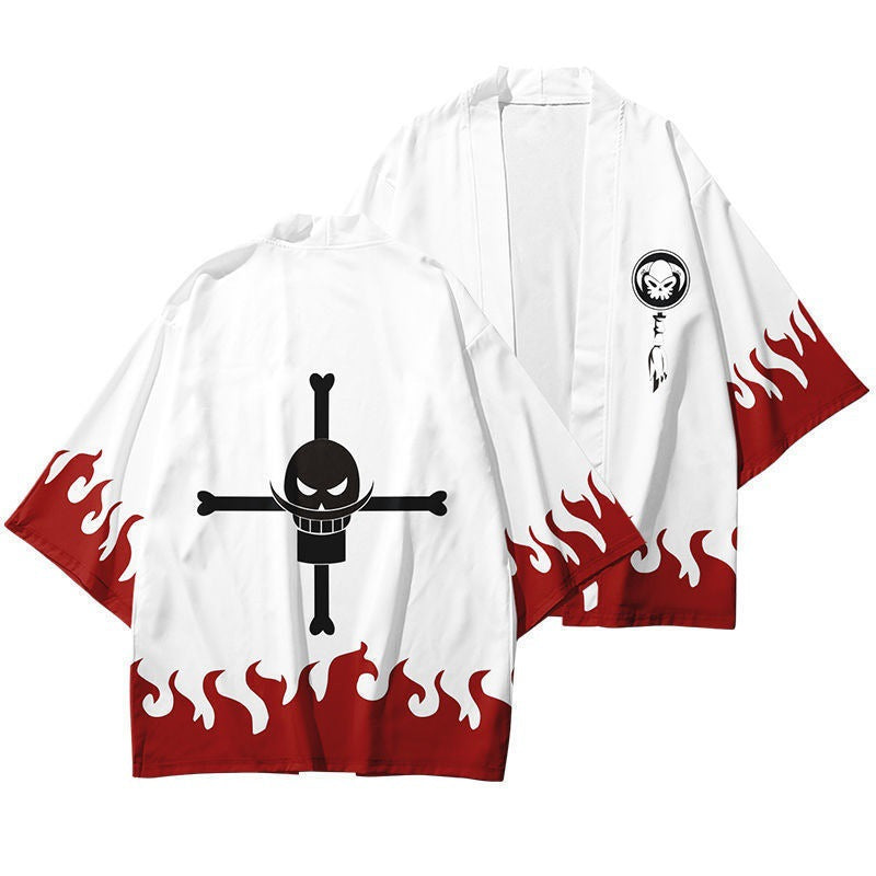 Whitebeard Tattoo Kimono Cardigan