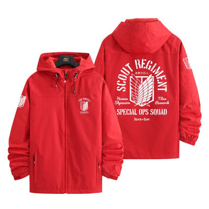 Red Wing of Freedom Windbreaker Jacket V.3