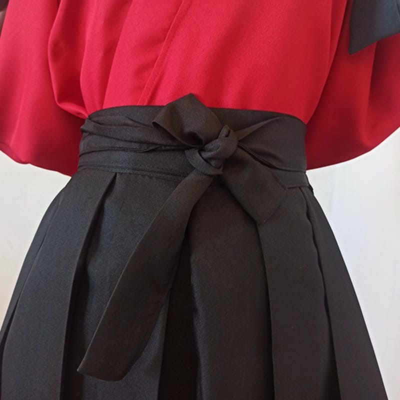 Red Workwear Hakama Set