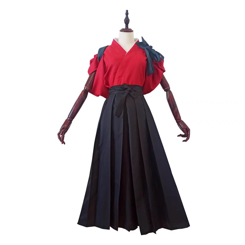 Red Workwear Hakama Set