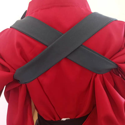 Red Workwear Hakama Set