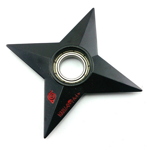 Black Shuriken Fidget Spinner