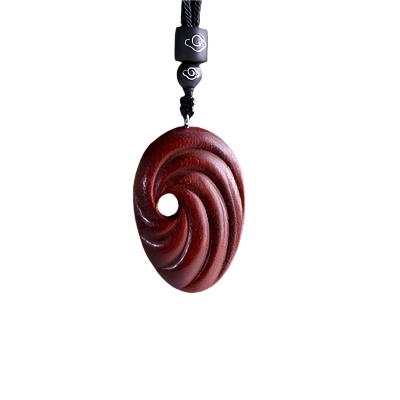 Handmade Ninja Mask Wooden Necklace