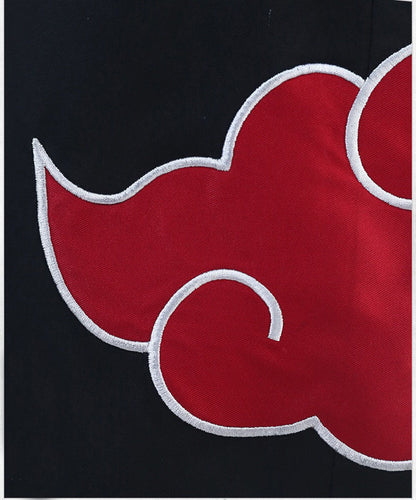 Red Cloud Symbol Long Robe Ninja Costume