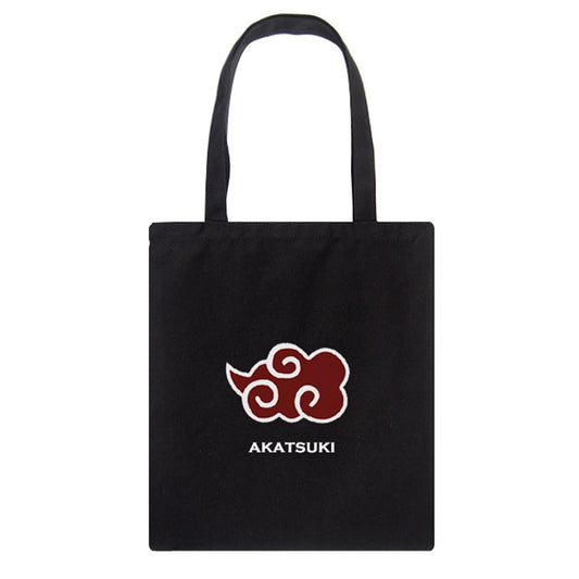 Akatsuki Cloud Naruto Canvas Tote Bag 