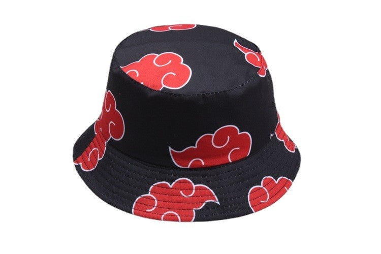 Akatsuki Red Cloud Symbol Bucket Hat