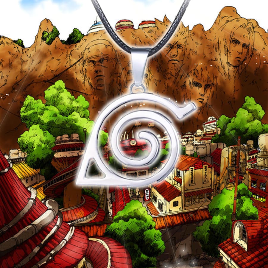 Ninja Accessories - Hidden Leaf Village Symbol Necklace - XPlayer Shop