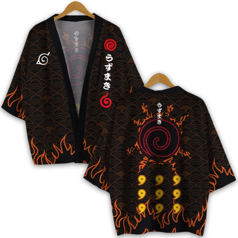 Nine Tailed Six Paths Sage Mode Kimono Shirt