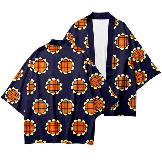 Dressrosa Luffy Cosplay Kimono Shirt