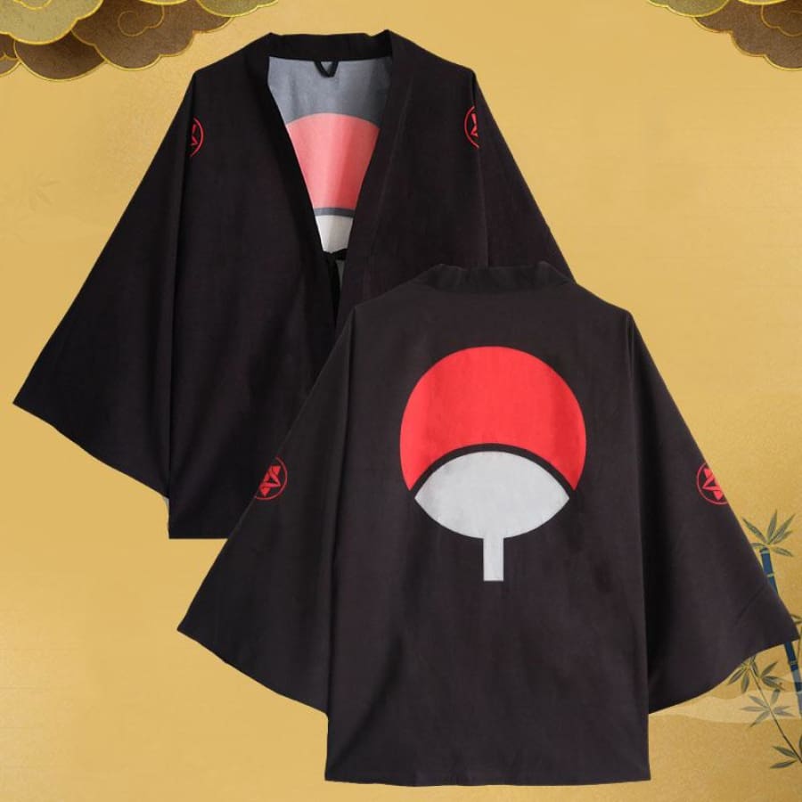 Haori - Uchiha Family Crest Kimono Cardigan - XPlayer ShopUchiha Family Crest Kimono Shirt